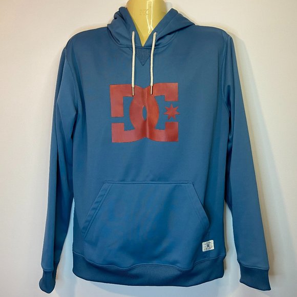DC Other - Men's DC Star Blue Pullover Hoodie Sweater - Size Medium